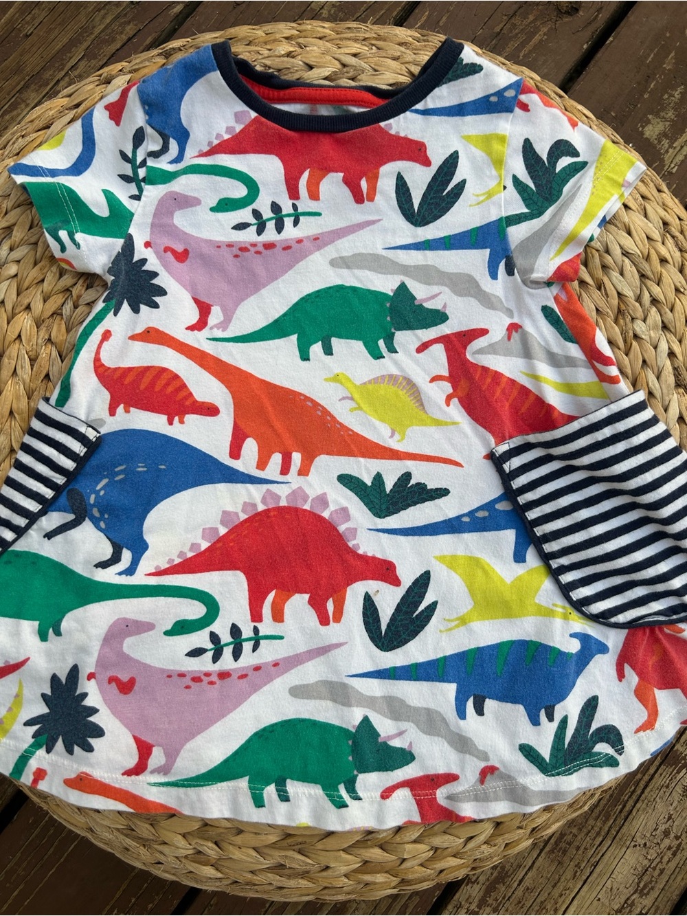 Mini Boden Girls' Dinosaur Tunic Dress